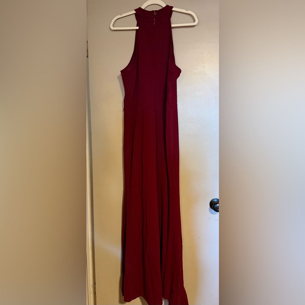 Chic Burgundy Maxi Dress